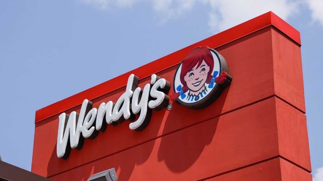 Wendy's restaurant sign