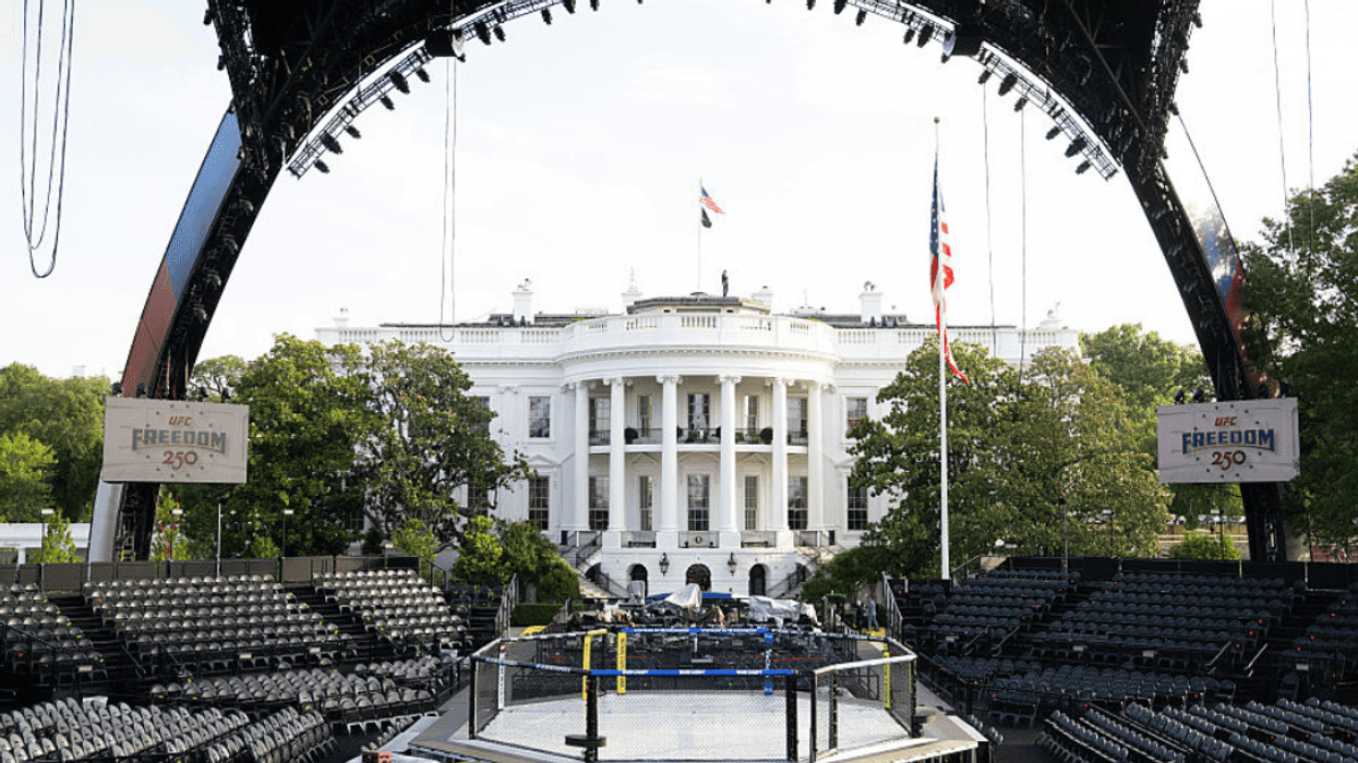 White House Freedom 250 UFC fight setup