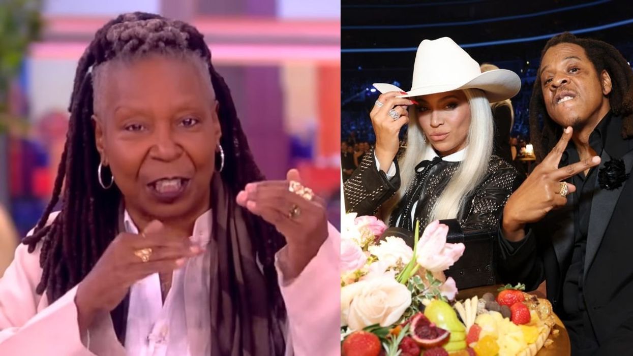 Whoopi Goldberg; Beyoncé and Jay Z