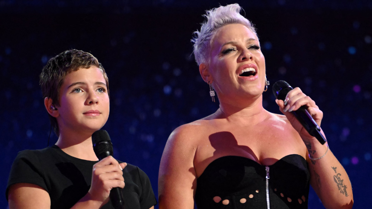 Willow Sage Hart and Pink performing at DNC