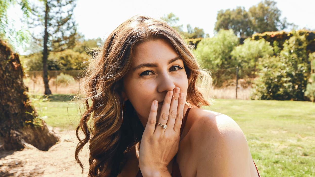 Woman appearing intrigued