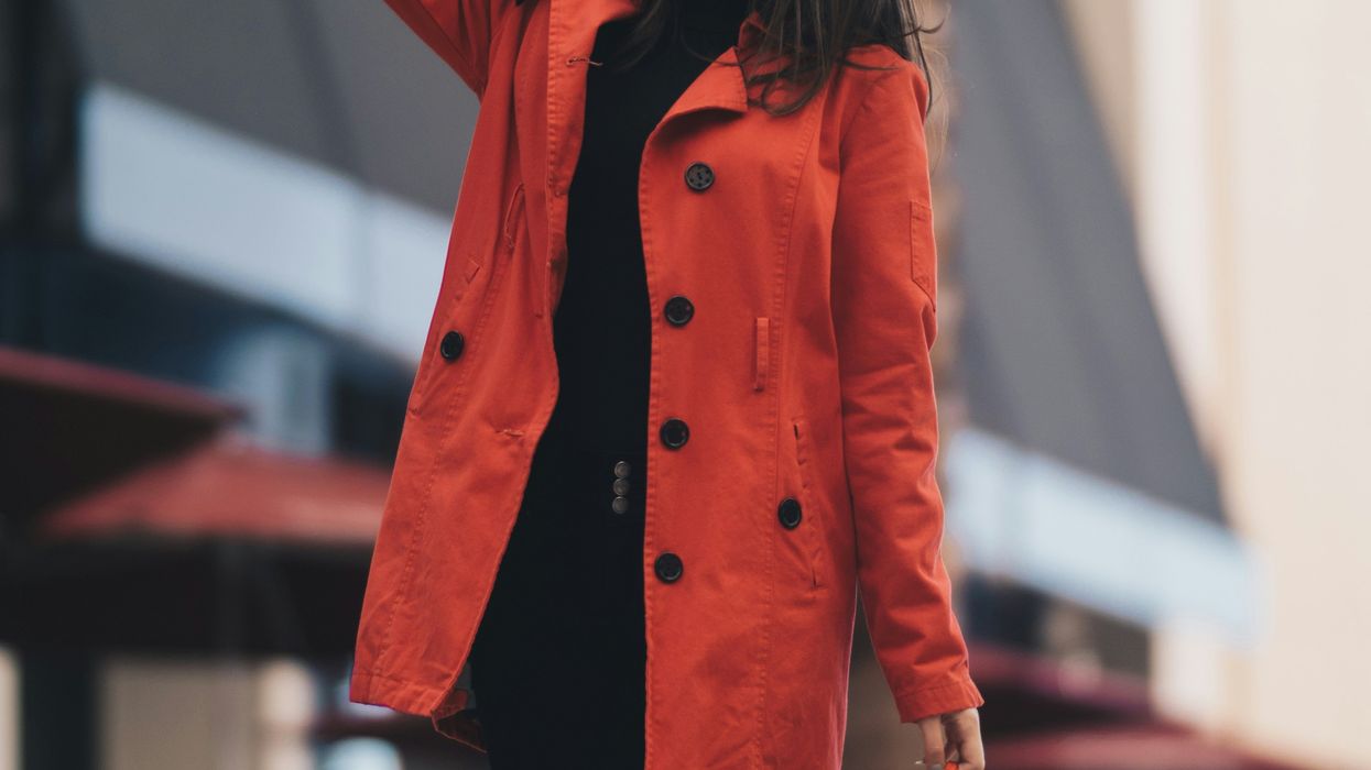 Woman carrying shopping bags