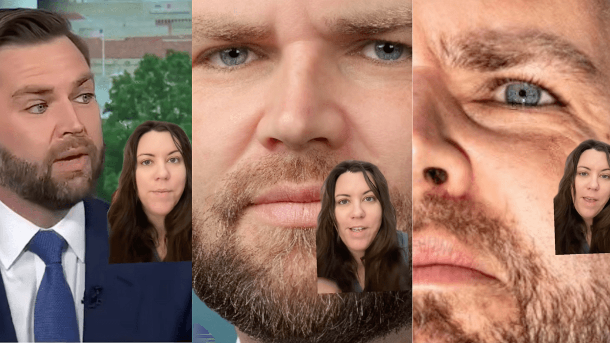 Woman investigates if J.D. Vance wears eyeliner