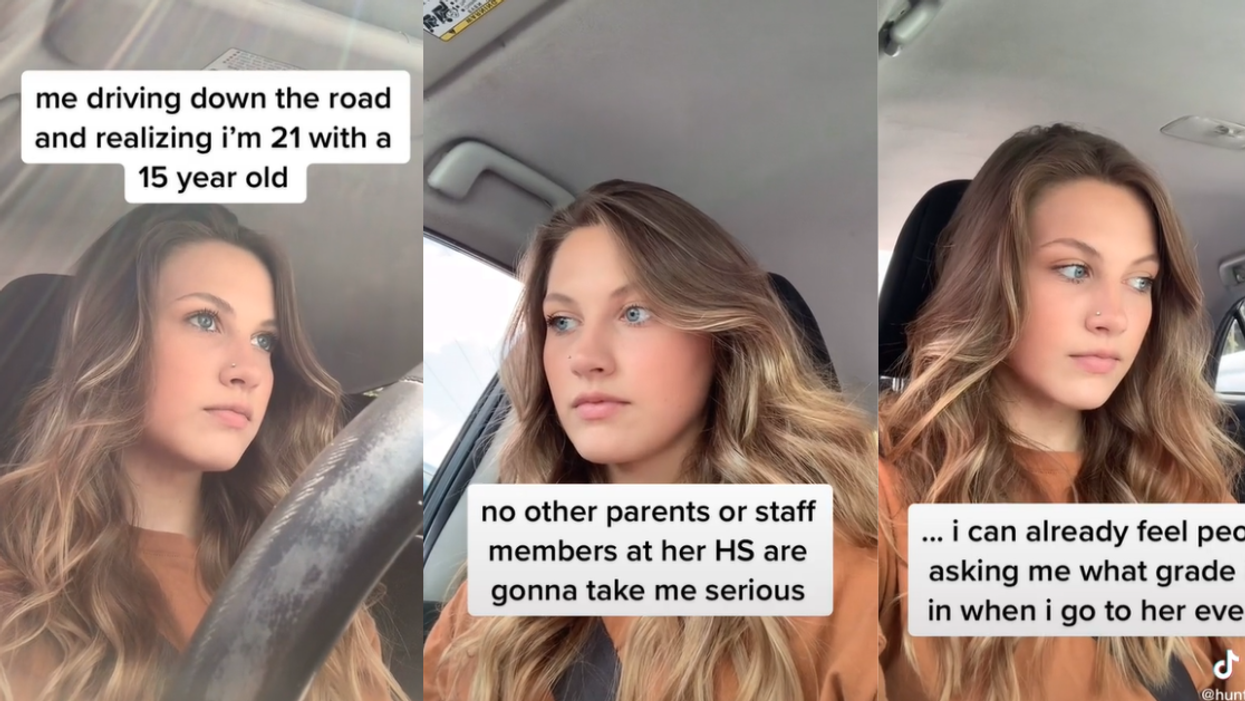 Woman pondering adopting a 15-year-old at the age of 21