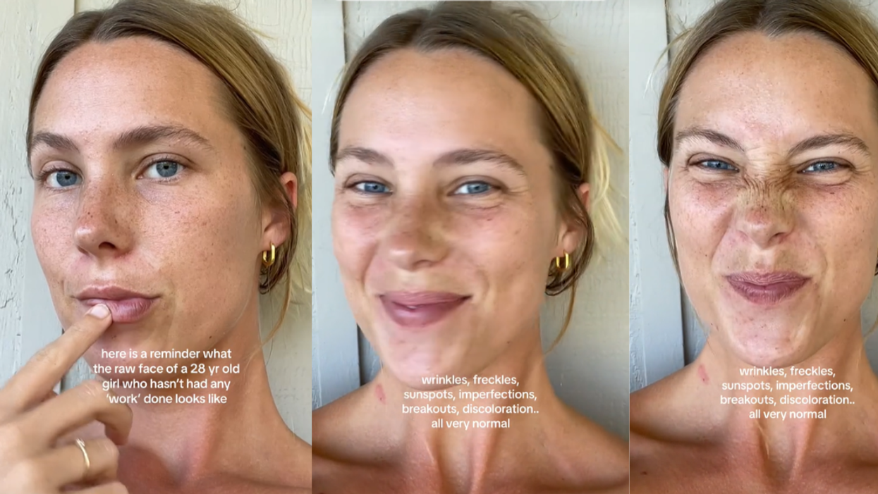 Woman shows her 'real' face on TikTok with no filters or makeup