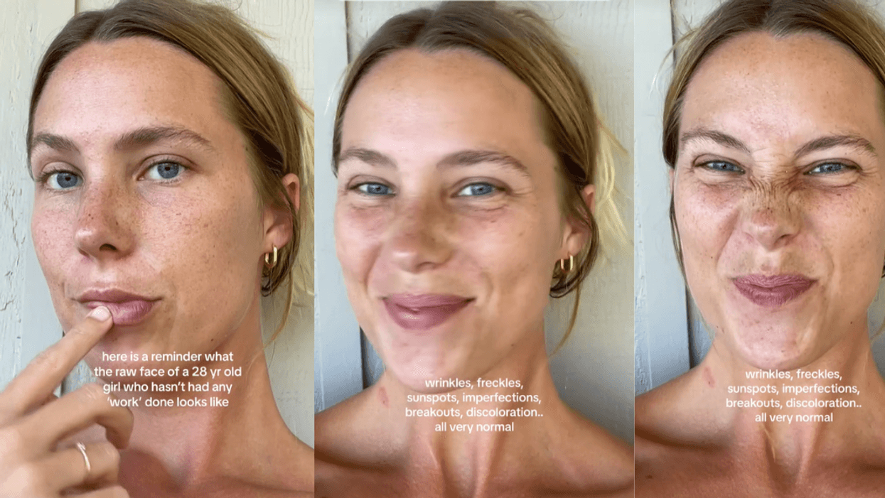 Woman shows her 'real' face on TikTok with no filters or makeup