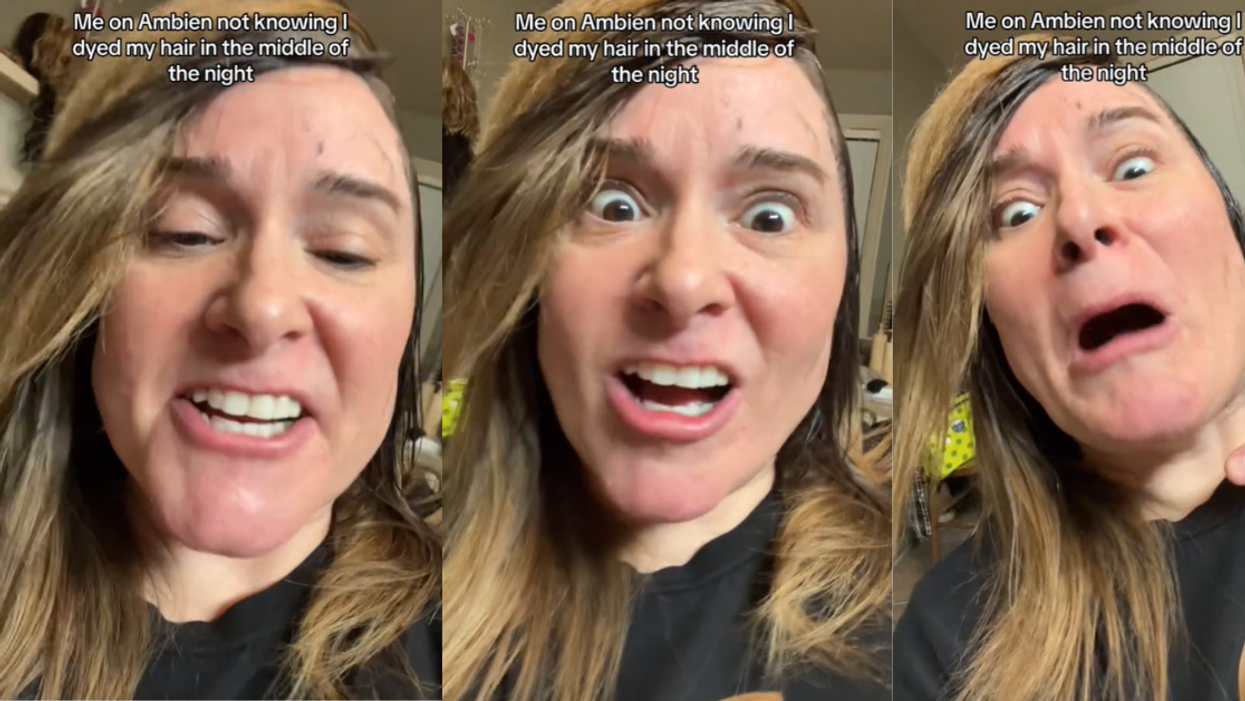 Womann discovers she dyed her hair while on Ambien