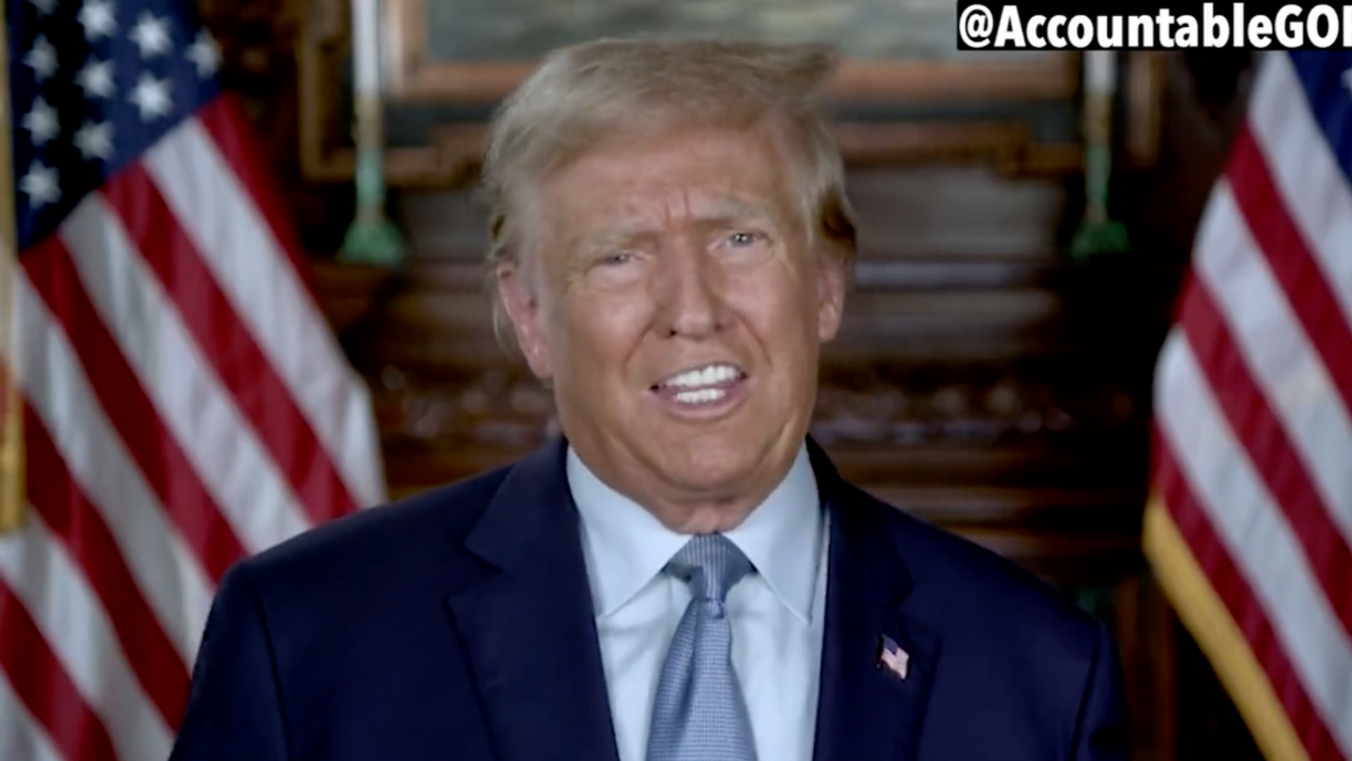 X screenshot of Donald Trump