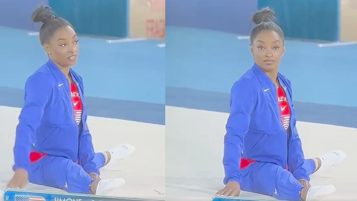 X screenshot of Simone Biles