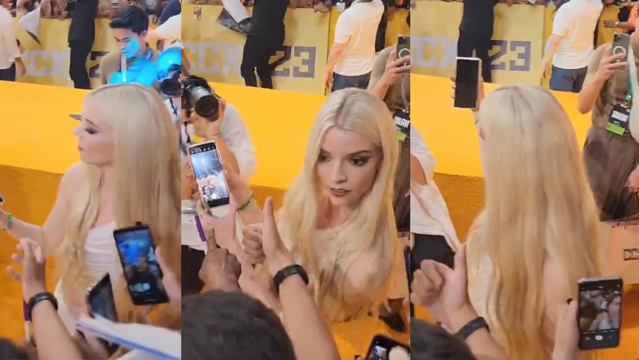 X screenshots of Anya Taylor-Joy