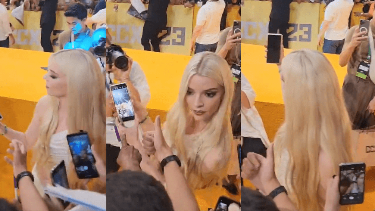 X screenshots of Anya Taylor-Joy