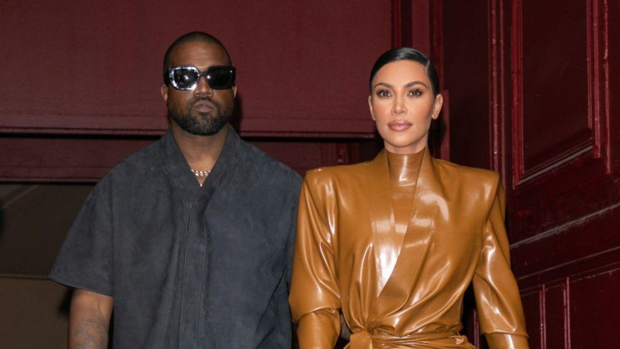 Ye and Kim Kardashian