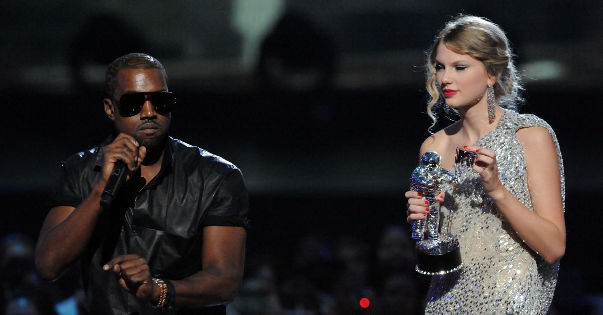 Ye interrupting Taylor Swift at the 2009 MTV Video Music Awards