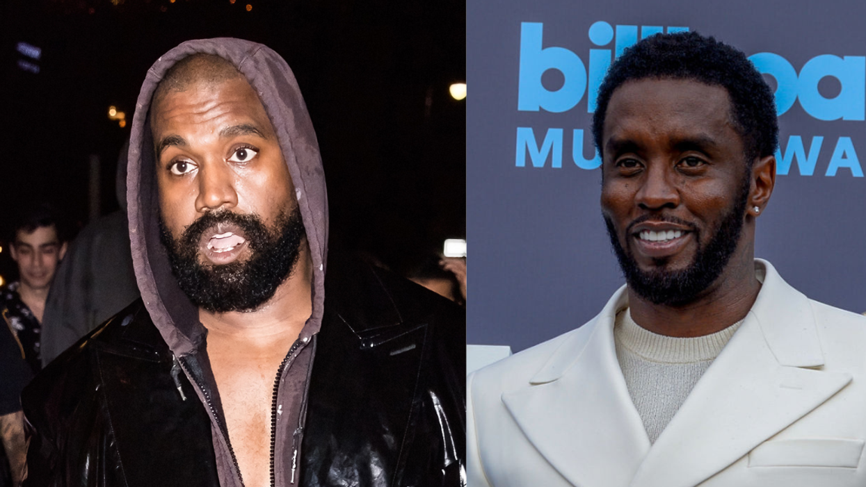 Ye (left) Sean 'Diddy' Combs (right)