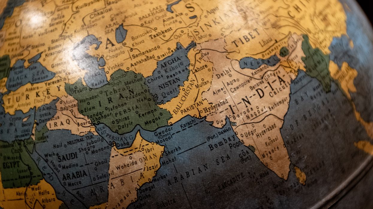 yellow and green map illustration