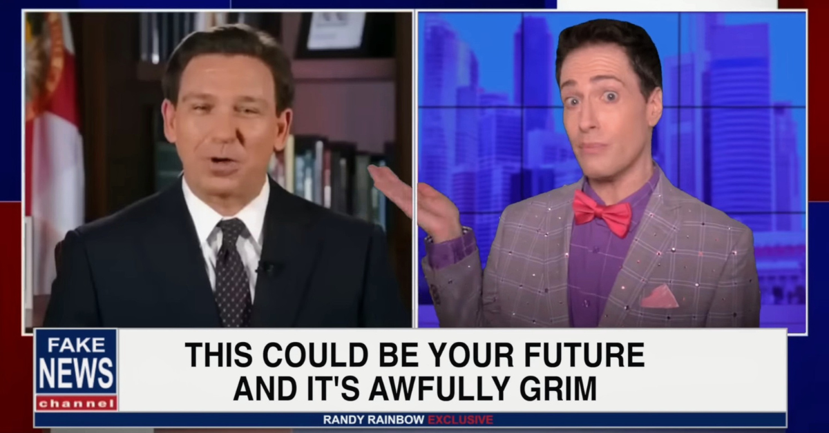 Randy Rainbow Rips DeSantis With 'Hairspray' Parody VIDEO Comic Sands