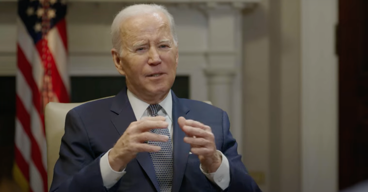 YouTube screenshot of Joe Biden on "The Daily Show"