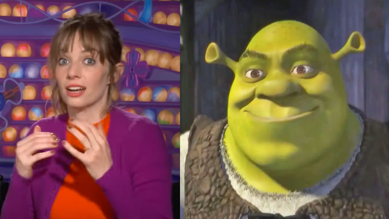 YouTube screenshot of Maya Hawke; Shrek