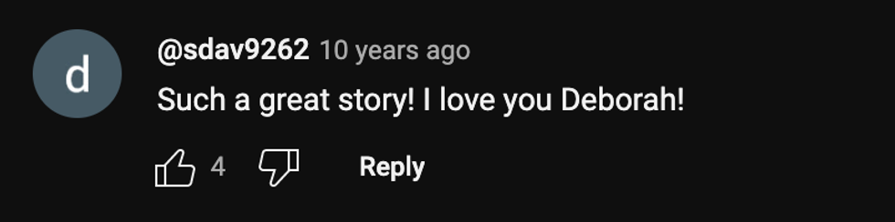 YouTube screenshot of @sadav9262's post