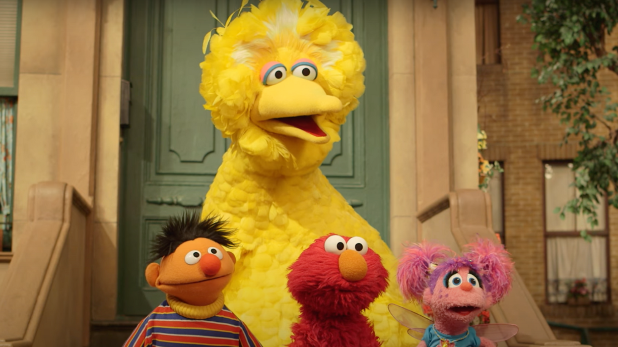 YouTube screenshot of "Sesame Street" characters