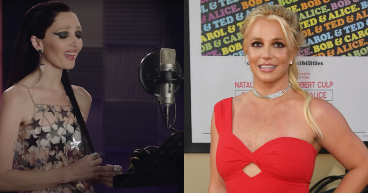 YouTube screenshot of 'SNL' sketch; Britney Spears