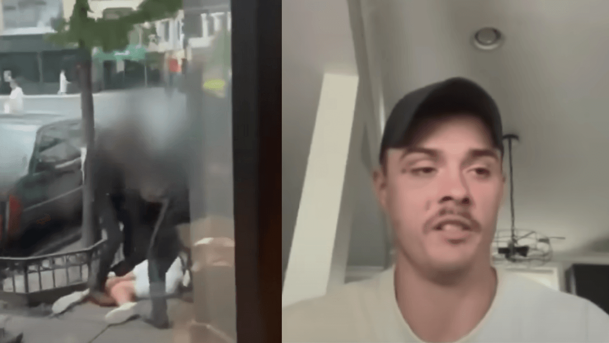YouTube screenshot of the attack; Christian Dingus