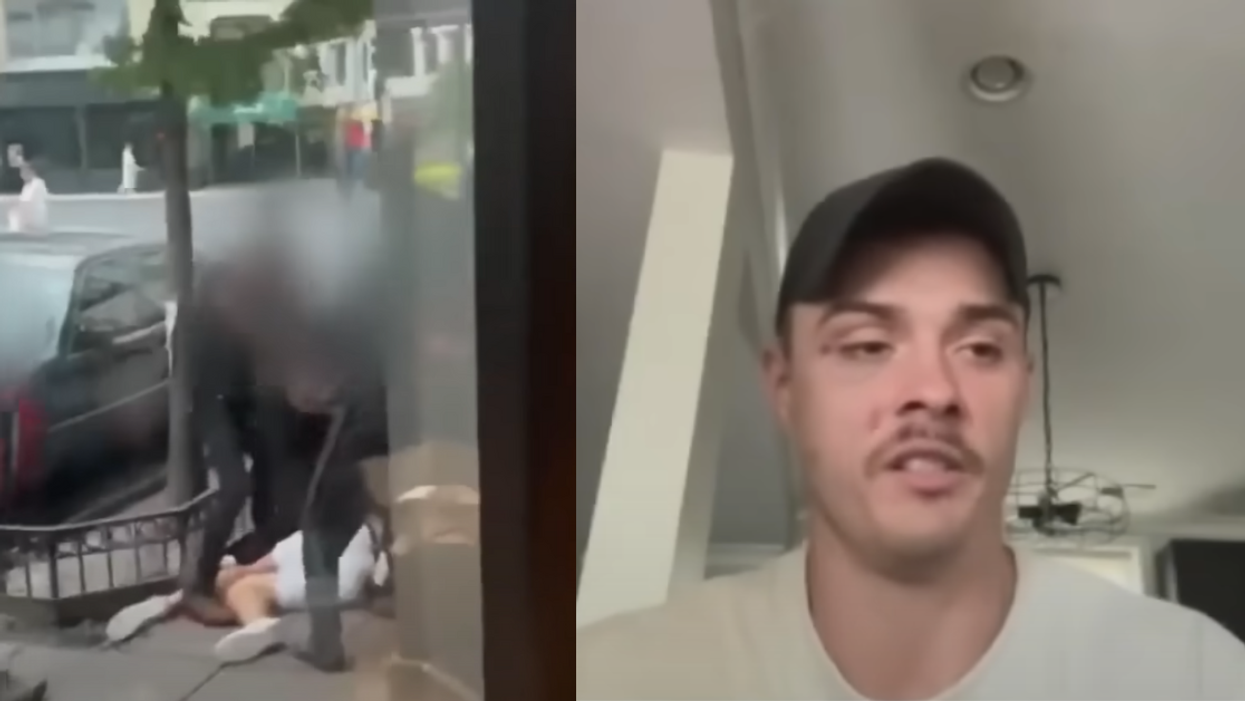 YouTube screenshot of the attack; Christian Dingus