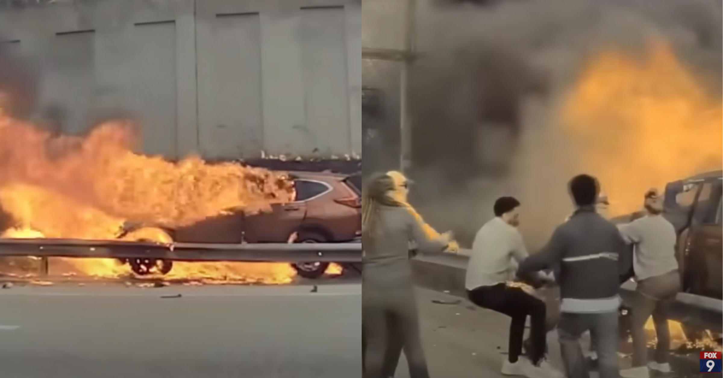 📺 Tense Video Captures Bystanders Saving Man Trapped In Burning Car After Crash In Minnesota (comicsands.com)
