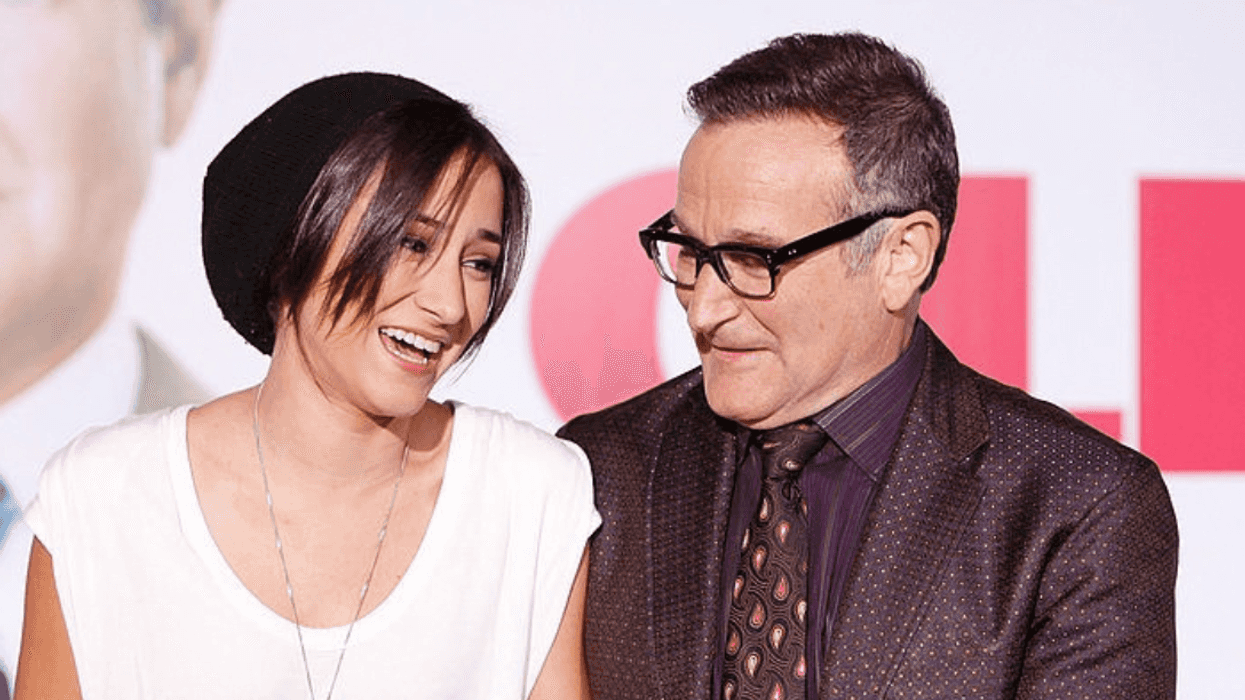 Zelda and Robin Williams
