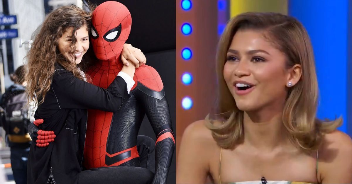 Zendaya and Tom Holland as Spider-Man; Zendaya on GMA