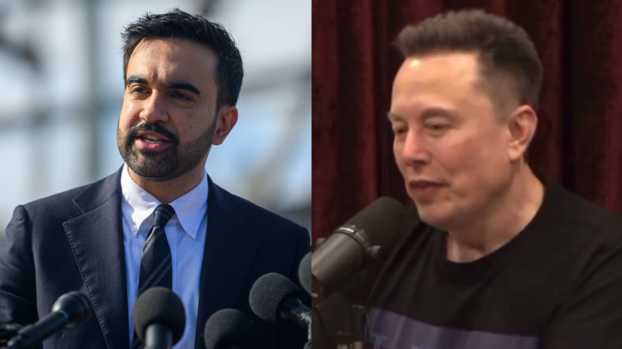 Zohran Mamdani; Screenshot of Elon Musk